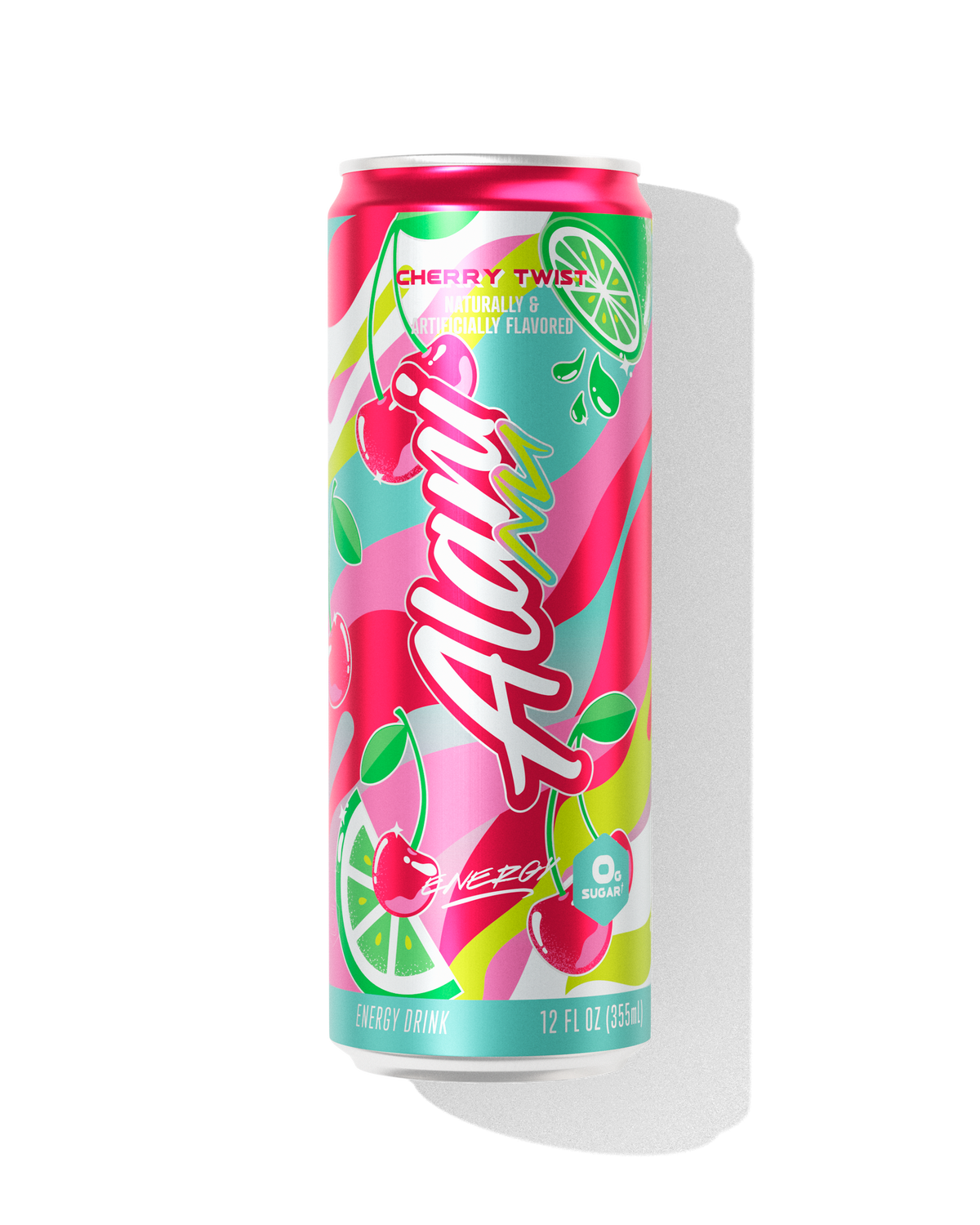 Cherry Twist Cherry-Lime Energy Drinks, 12-Pack
