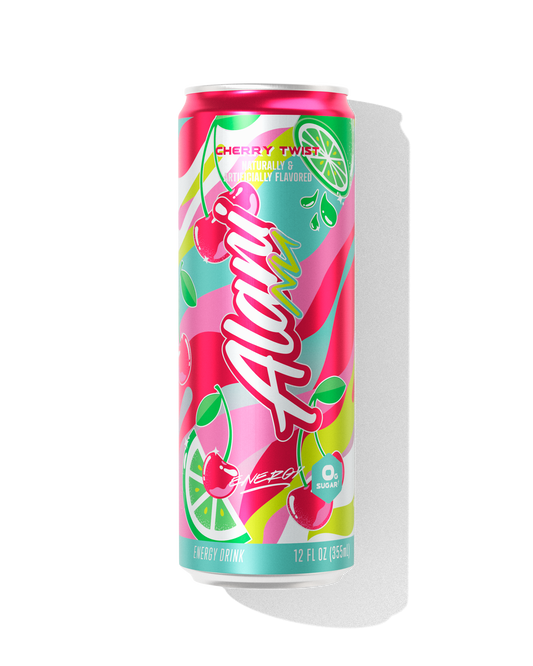 Cherry Twist Cherry-Lime Energy Drinks, 12-Pack