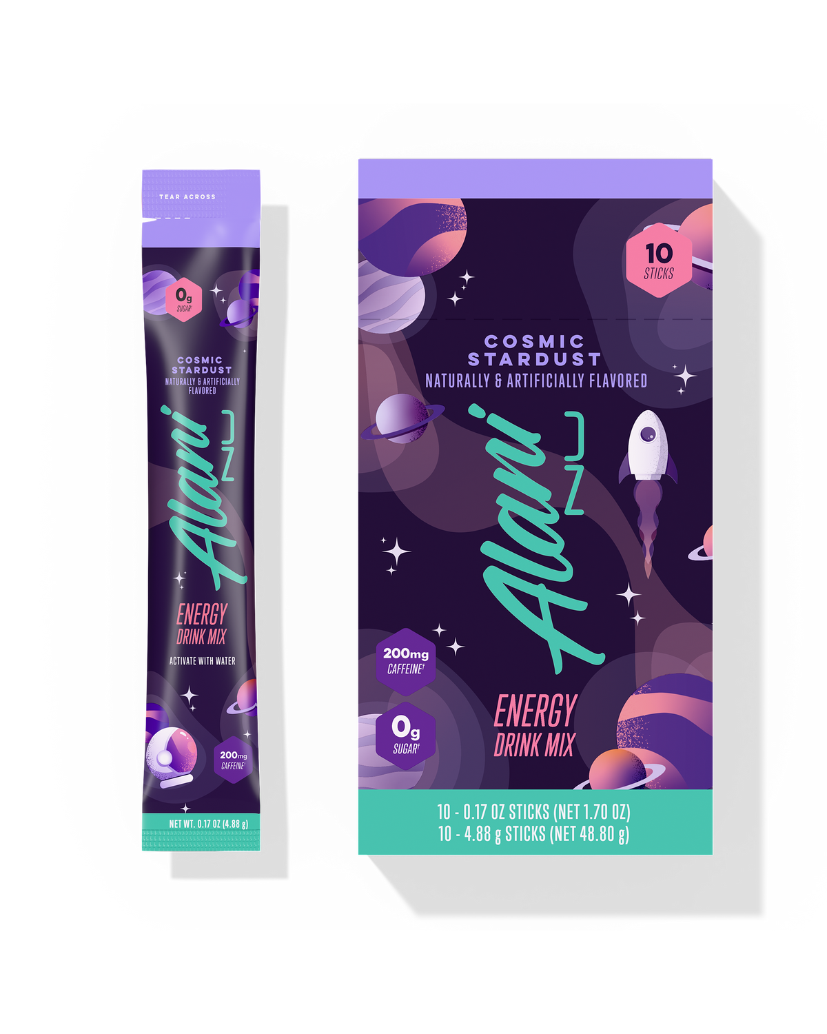 Cosmic Stardust Energy Powder Sticks, 10-Pack