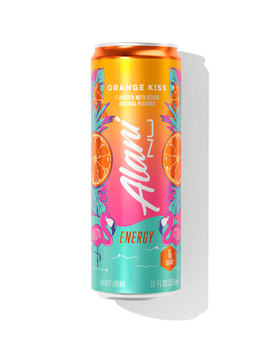 Orange Kiss Citrus Energy Drinks, 12-Pack
