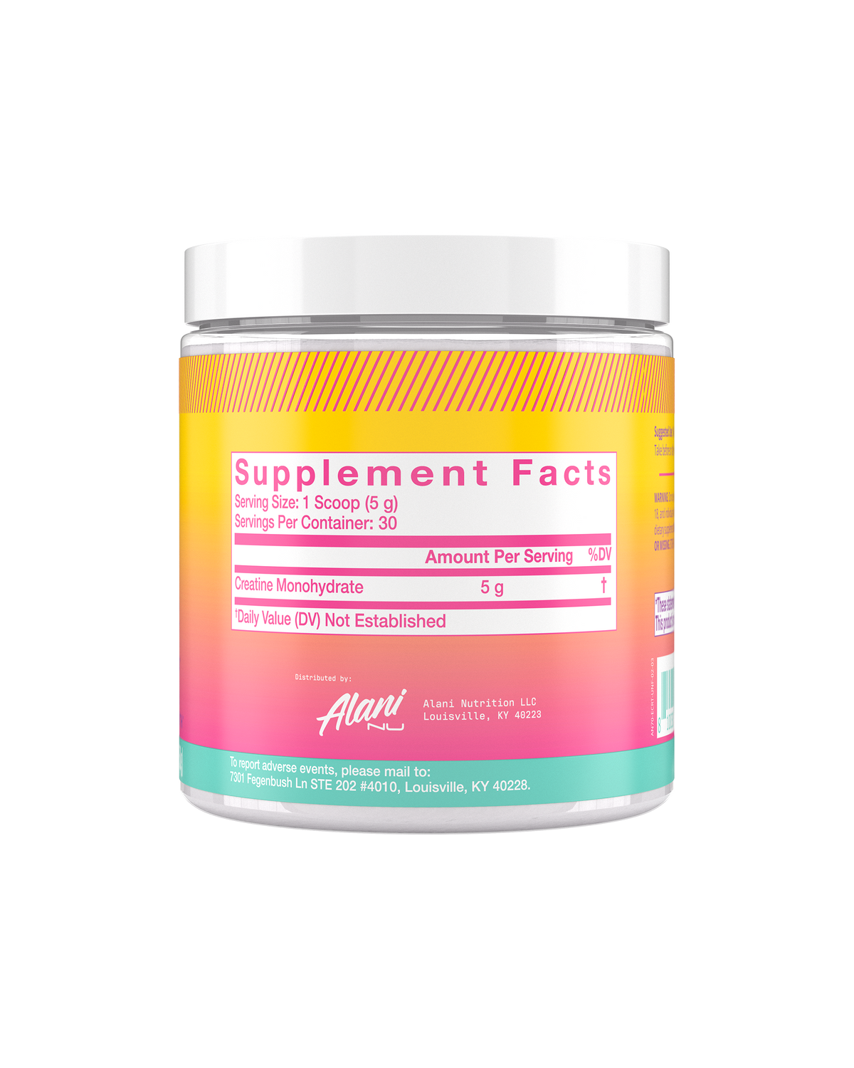 Single-Ingredient Creatine Powder, 30 Servings