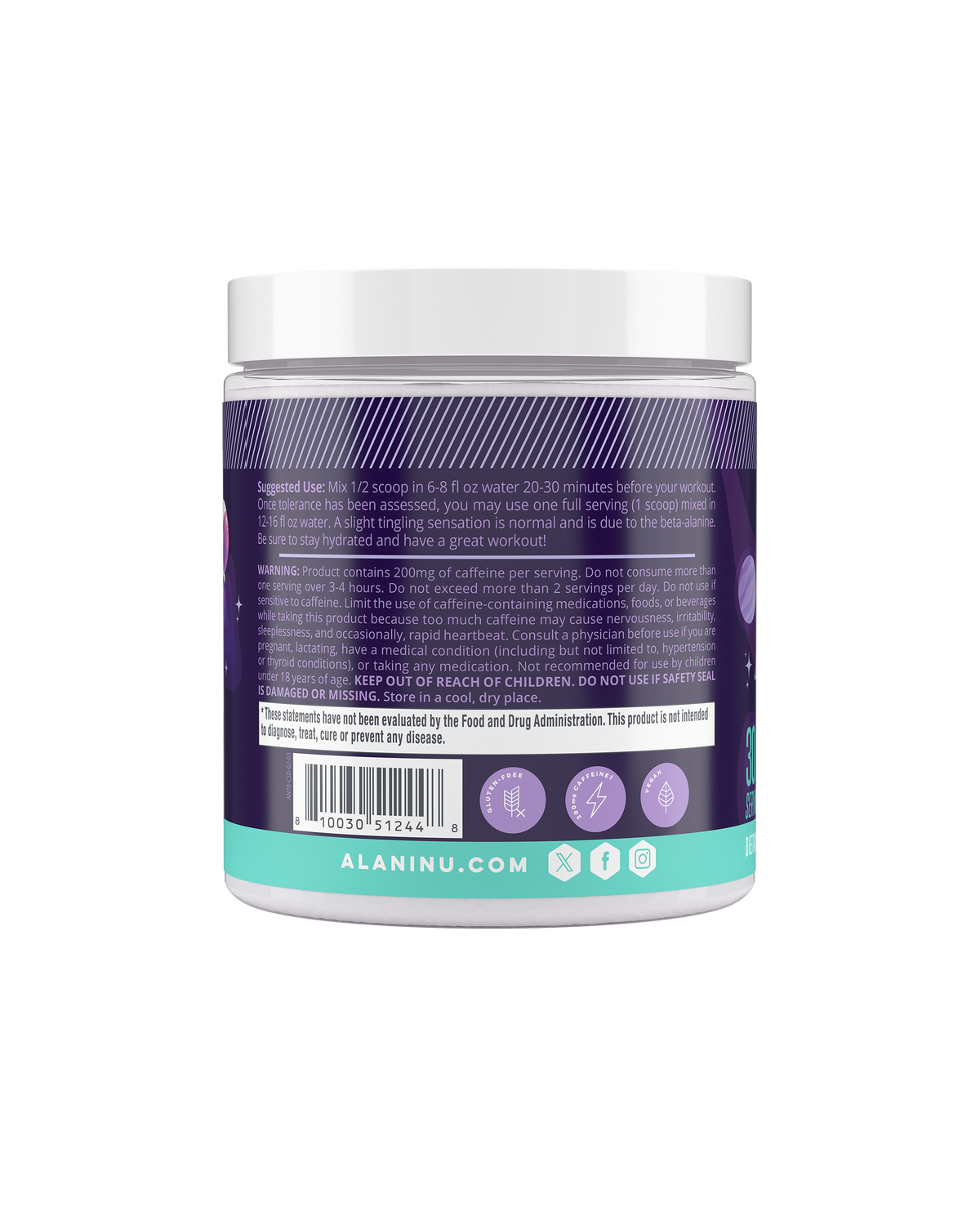 Cosmic Stardust Pre-Workout, 30 Servings