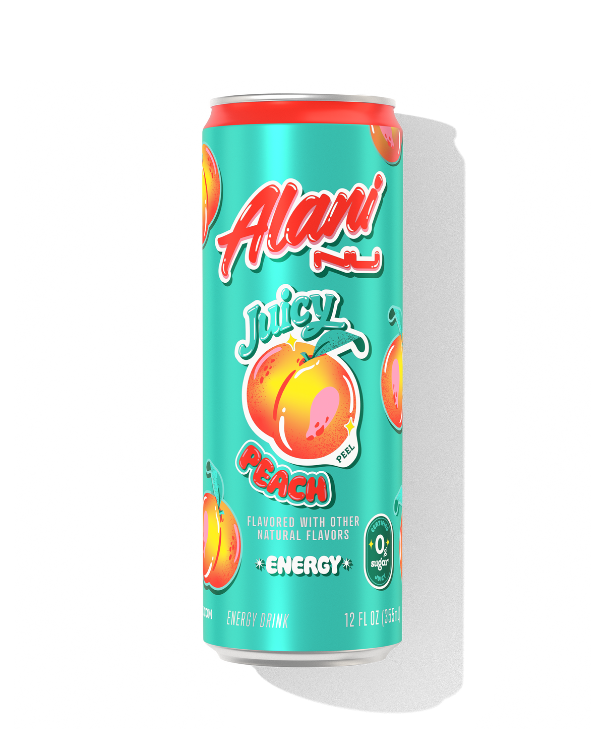 Juicy Peach Energy Drink, 12-Pack