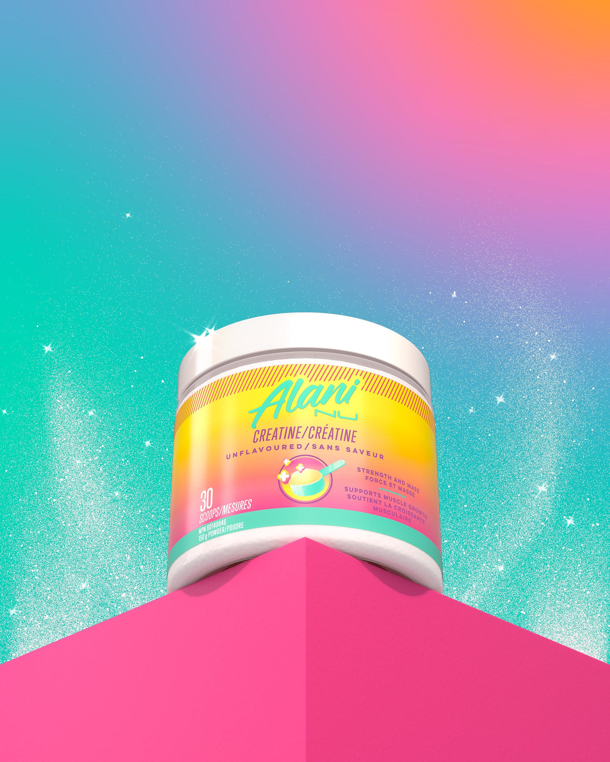 Single-Ingredient Creatine Powder, 30 Servings