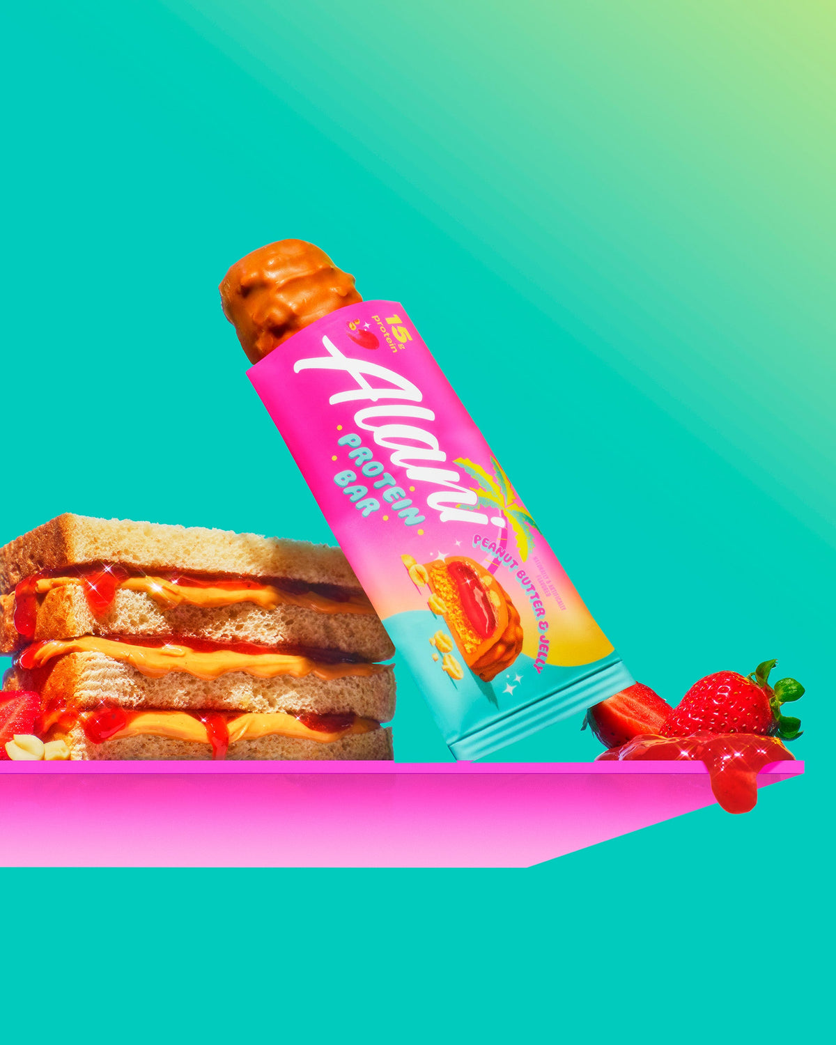 Gluten-Free Peanut Butter & Jelly Protein Bar 4-Pack