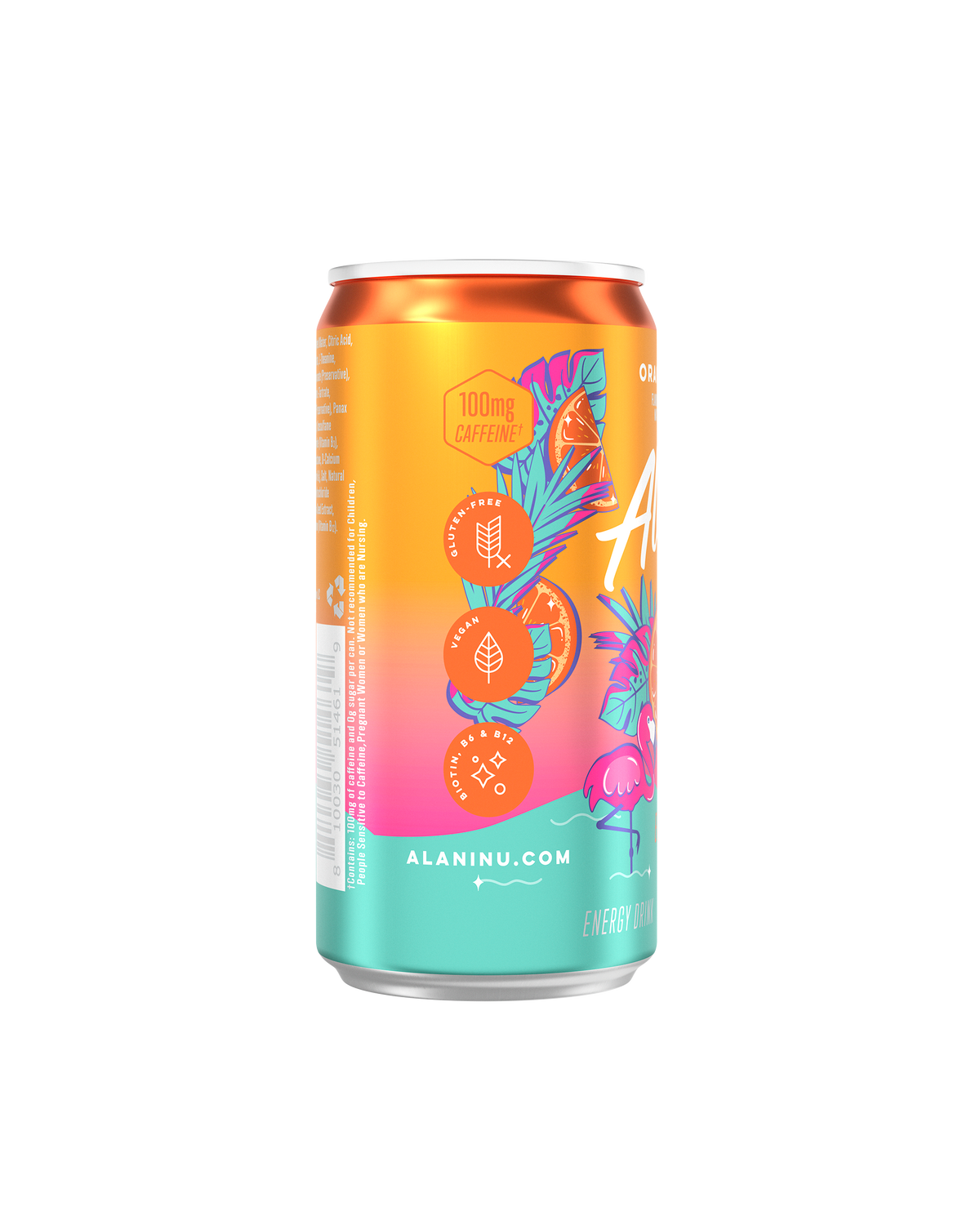 Orange Kiss Mini Energy Drinks, 24-Pack