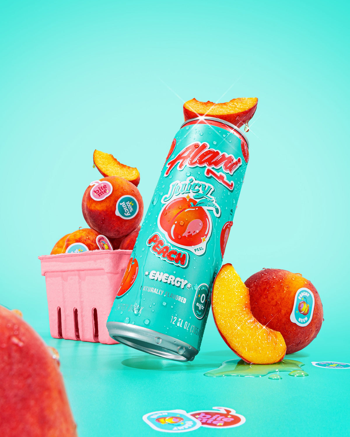 Juicy Peach Energy Drink, 12-Pack